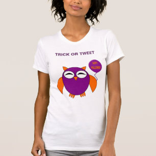 Happy Halloween Party Owl Custom T Shirt