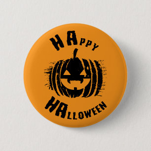 Happy Halloween Party Pumpkin 6 Cm Round Badge