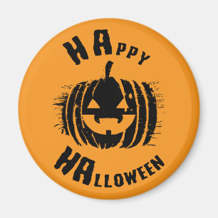 Happy Halloween Party Pumpkin Magnet