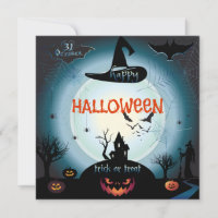 Happy Halloween Party "Treat or Trick" Magical