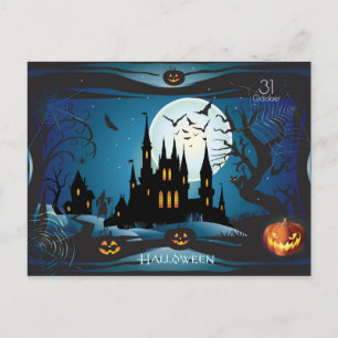Happy Halloween Party "Treat or Trick" Postcard