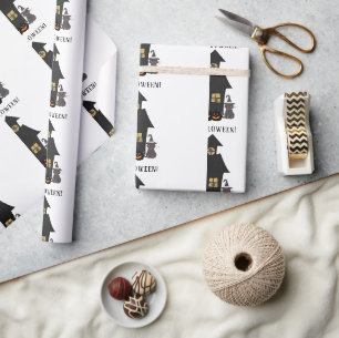 Happy Halloween Party Wrapping Paper