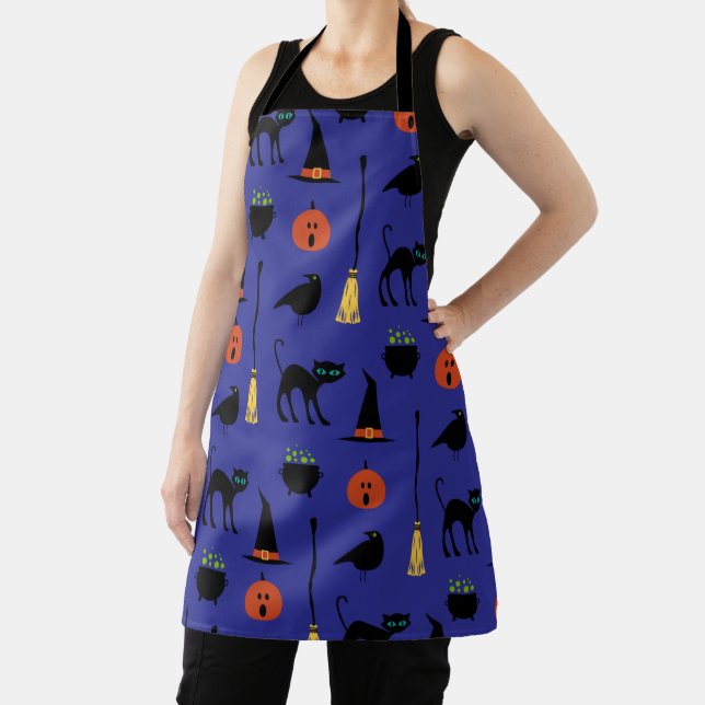 Happy Halloween Pattern Apron (Insitu)