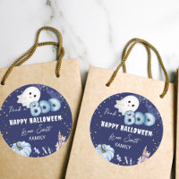 Happy Halloween peek a boo cute baby ghost