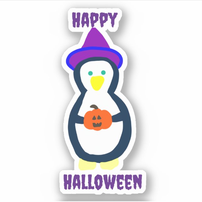 Happy Halloween Penguin  (Front)