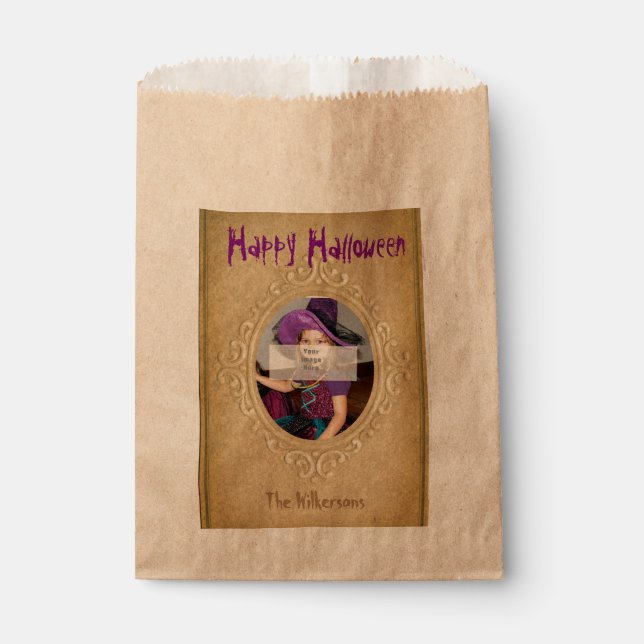 Happy Halloween Picture Frame Goodie Bag (Front)