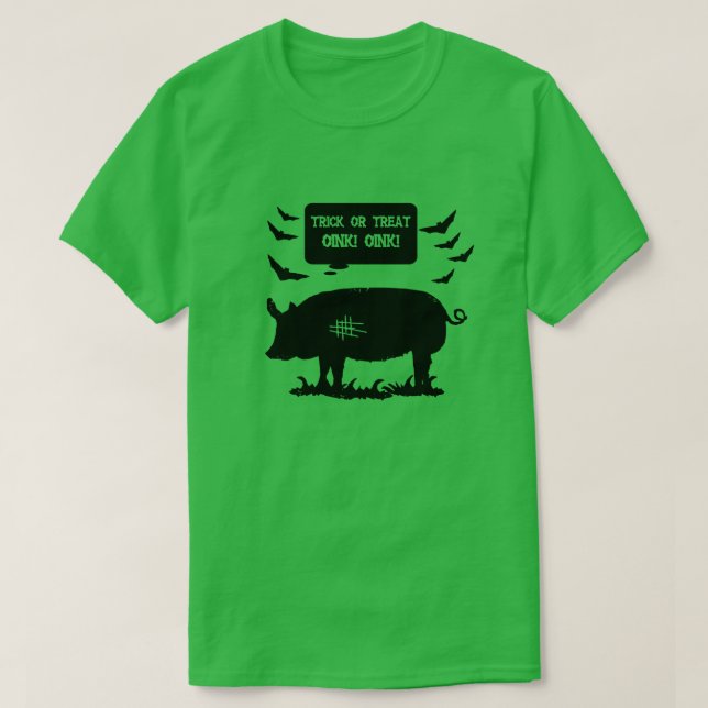 Happy Halloween Pig T-Shirt (Design Front)