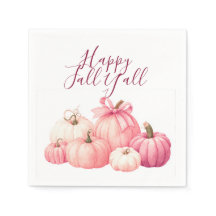 Happy Halloween Pink Pumpkin Coasters