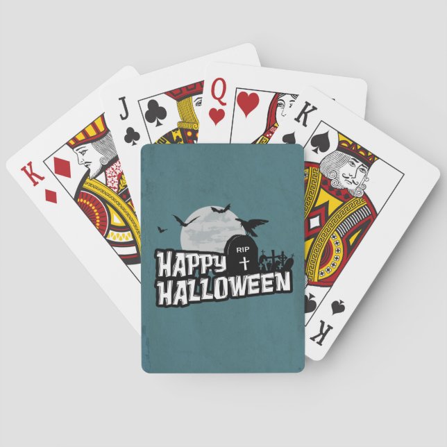 Happy Halloween Playing Cards (Back)