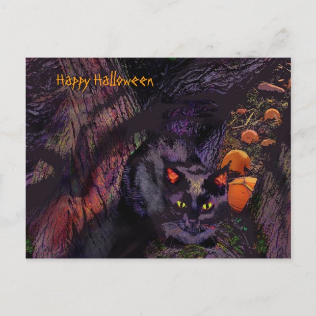 Happy Halloween, Post Card (Front)
