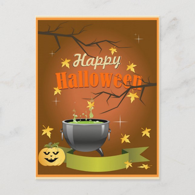 Happy Halloween Postcard (Front)