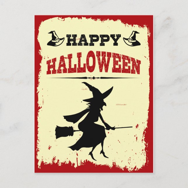 Happy Halloween Postcard (Front)