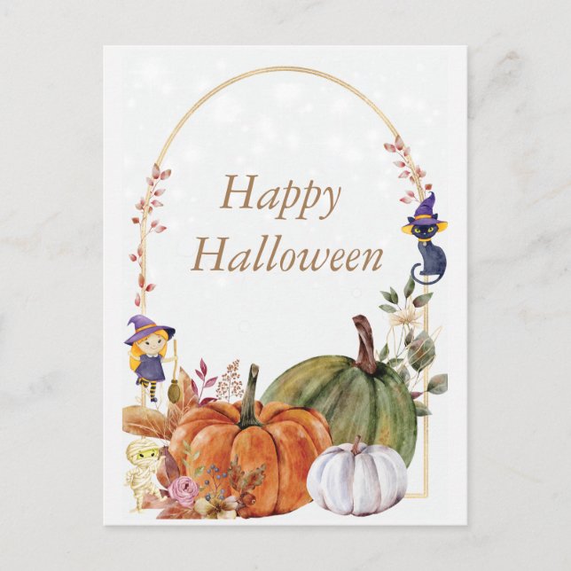 Happy Halloween Postcard (Front)