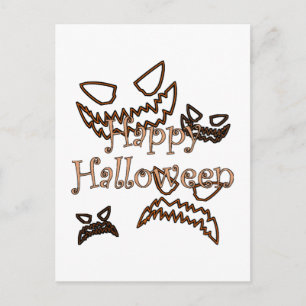 happy Halloween Postcard
