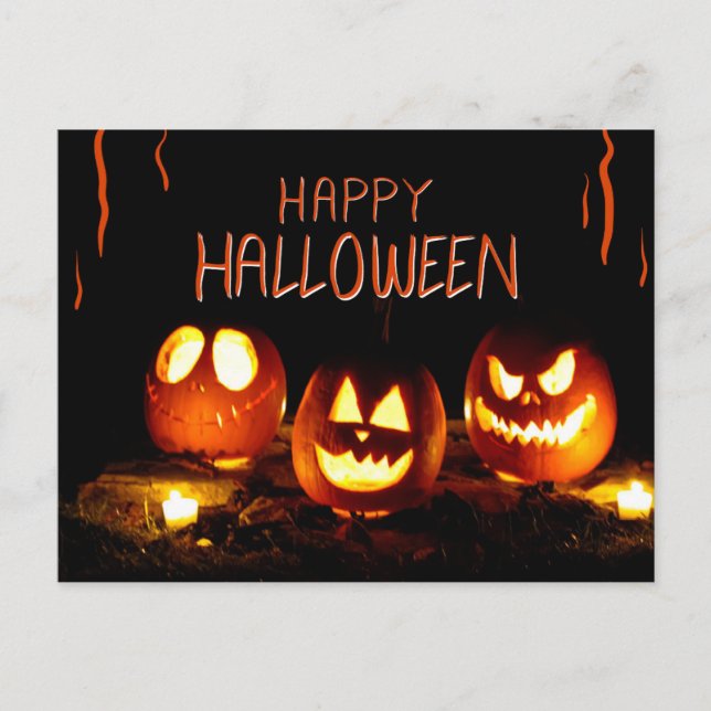 Happy Halloween Postcard (Front)