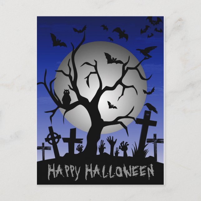 Happy Halloween Postcard (Front)