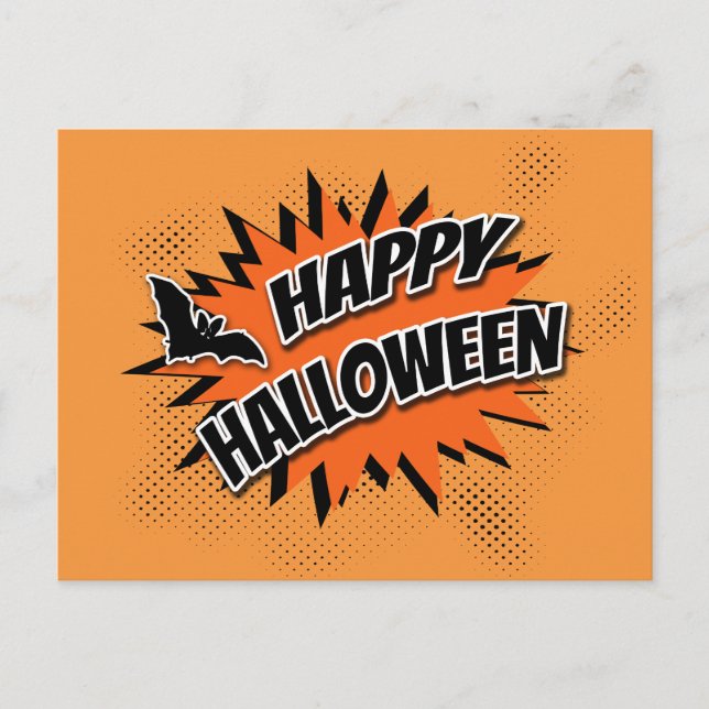 Happy Halloween Postcard (Front)