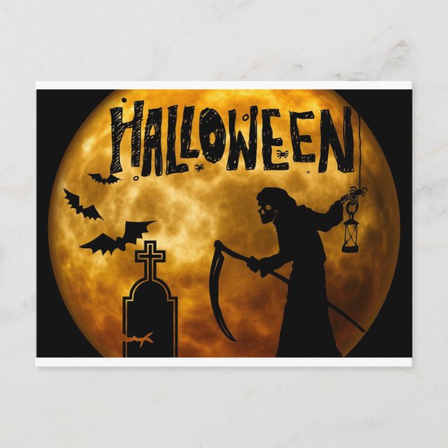 happy halloween postcard (Front)