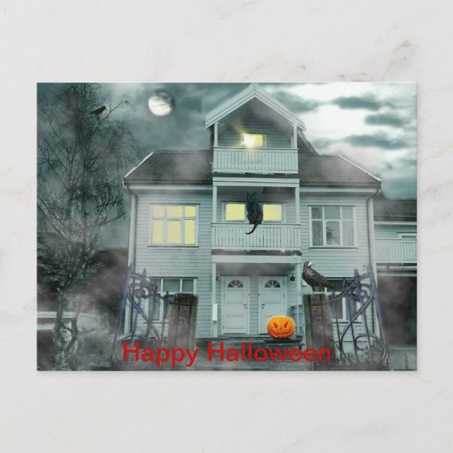 Happy Halloween Postcard (Front)
