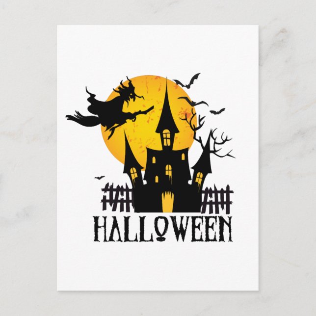 Happy Halloween Postcard (Front)