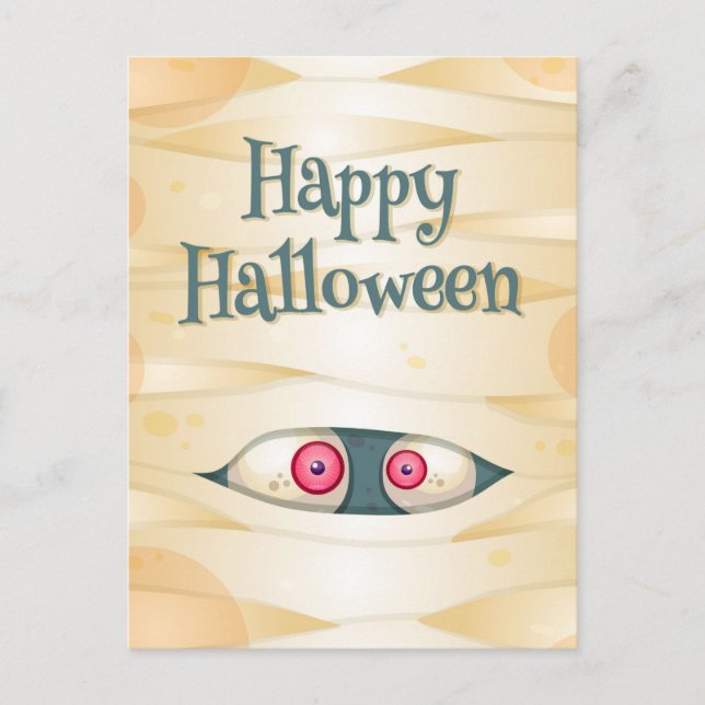 Happy Halloween Postcard (Front)