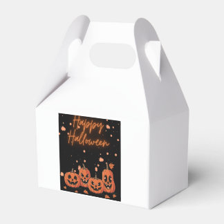 Happy Halloween Postcard Favour Box