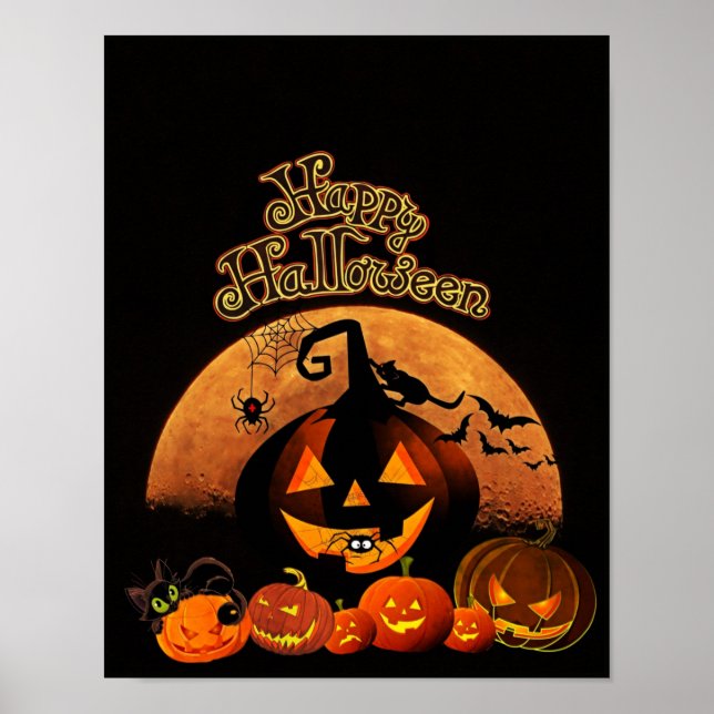 Happy Halloween Poster (Front)