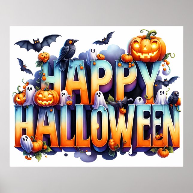 Happy Halloween Poster (Front)