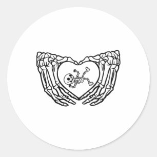 Happy Halloween Pregnant Ba  Classic Round Sticker