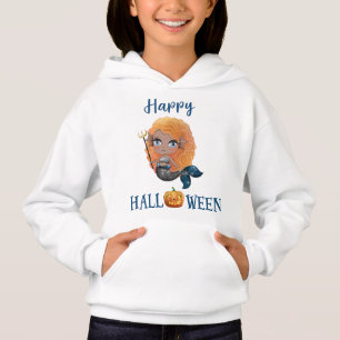 Happy Halloween pullover hoodie Mermaid pullover