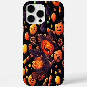 Happy Halloween Pumpkin Artwork iPhone 16 Pro Max Case
