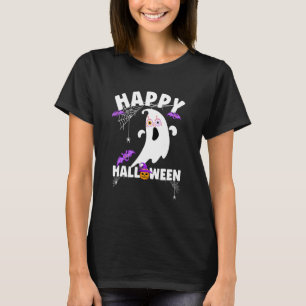 Happy Halloween Pumpkin Carnival Halloween Fan Gho T-Shirt