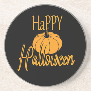 Happy Halloween Pumpkin Coaster