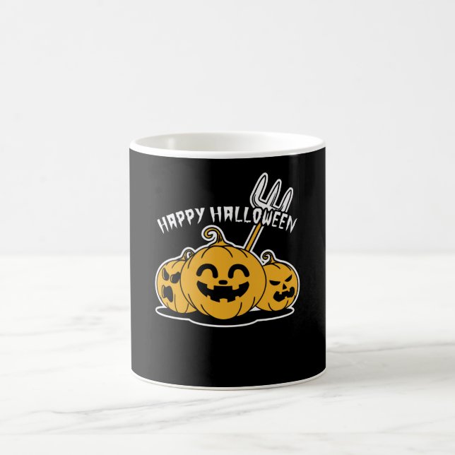 Happy Halloween Pumpkin Coffee Mug (Center)