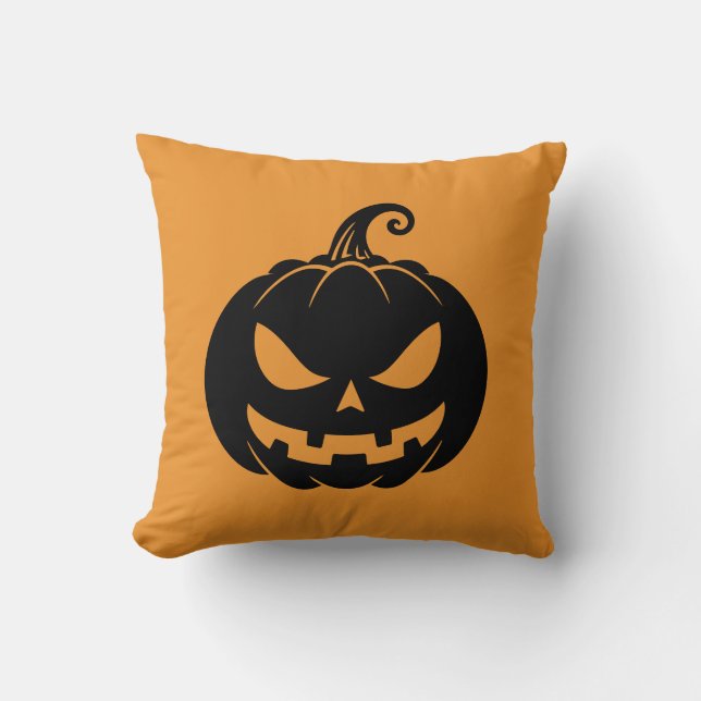 Happy Halloween Pumpkin Cushion (Front)