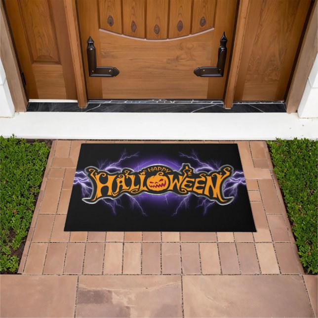 Happy Halloween Pumpkin Doormat (Outdoor)