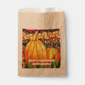 Happy Halloween Pumpkin Favour Bag