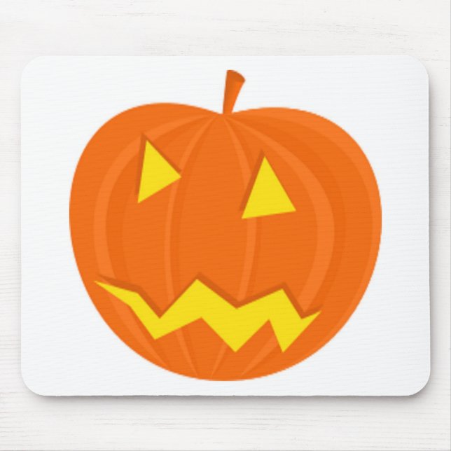"HAPPY HALLOWEEN" PUMPKIN MOUSE PAD (Front)