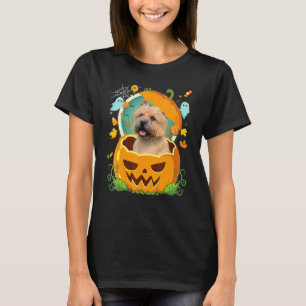 Happy Halloween Pumpkin Norwich Terrier Dog Witch T-Shirt