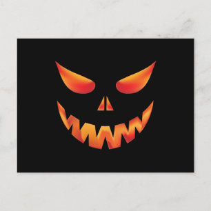 Happy Halloween Pumpkin Postcard