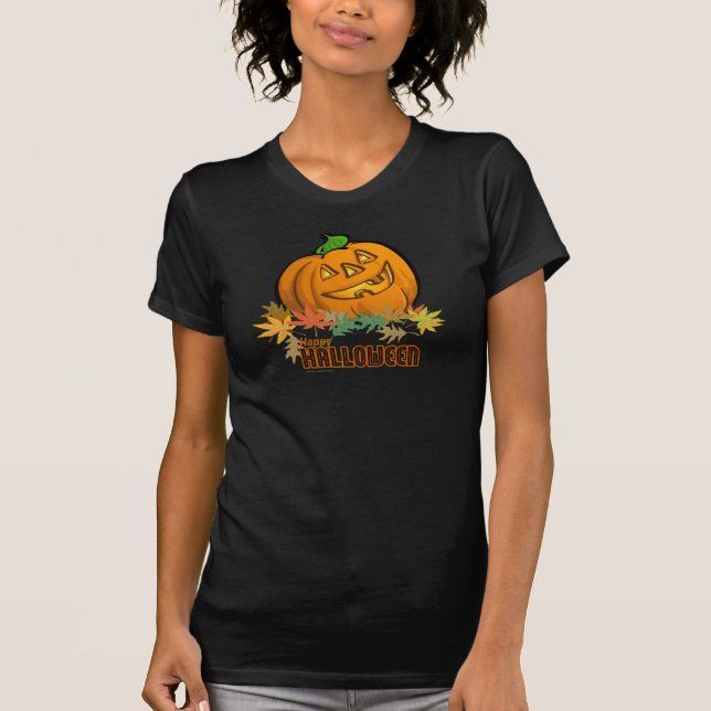 Happy Halloween Pumpkin T-Shirt (Front)