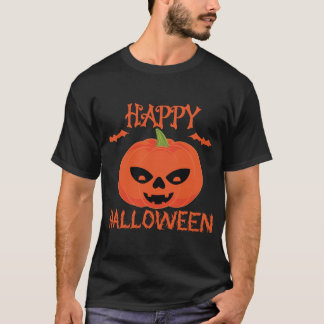 "Happy Halloween Pumpkin T-Shirt – Spooky Season 