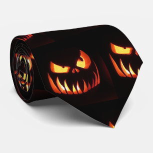 Happy Halloween Pumpkin Tie
