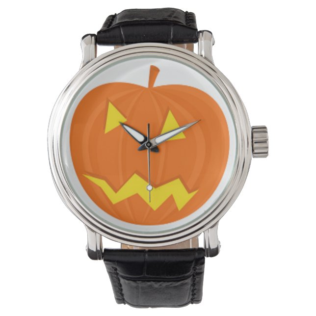 "HAPPY HALLOWEEN" PUMPKIN WATCH (Front)