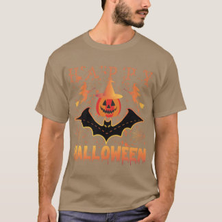 Happy Halloween Pumpkinrick Orreat Halloween boy T-Shirt