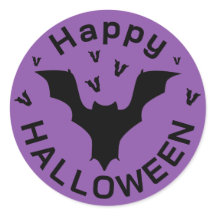 happy halloween purple