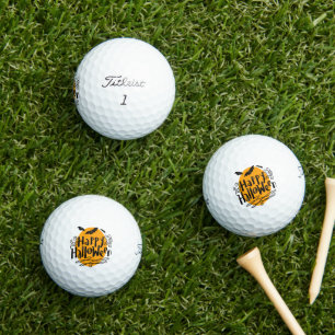 Happy Halloween Quote Golf Balls