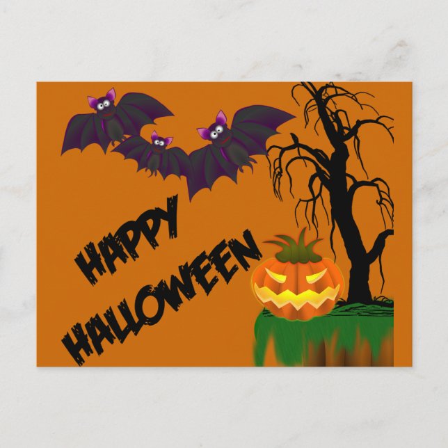 Happy Halloween Recipe Card (Front)