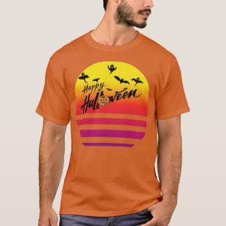 happy halloween retro 1 T-Shirt