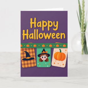 Happy Halloween Ribbon Card